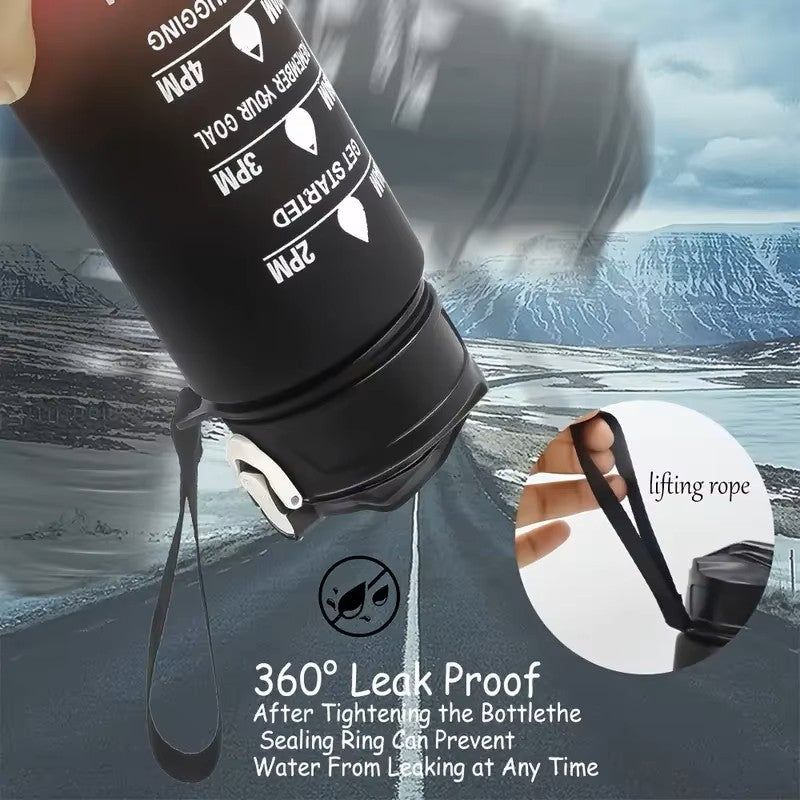 Botella de agua deportiva