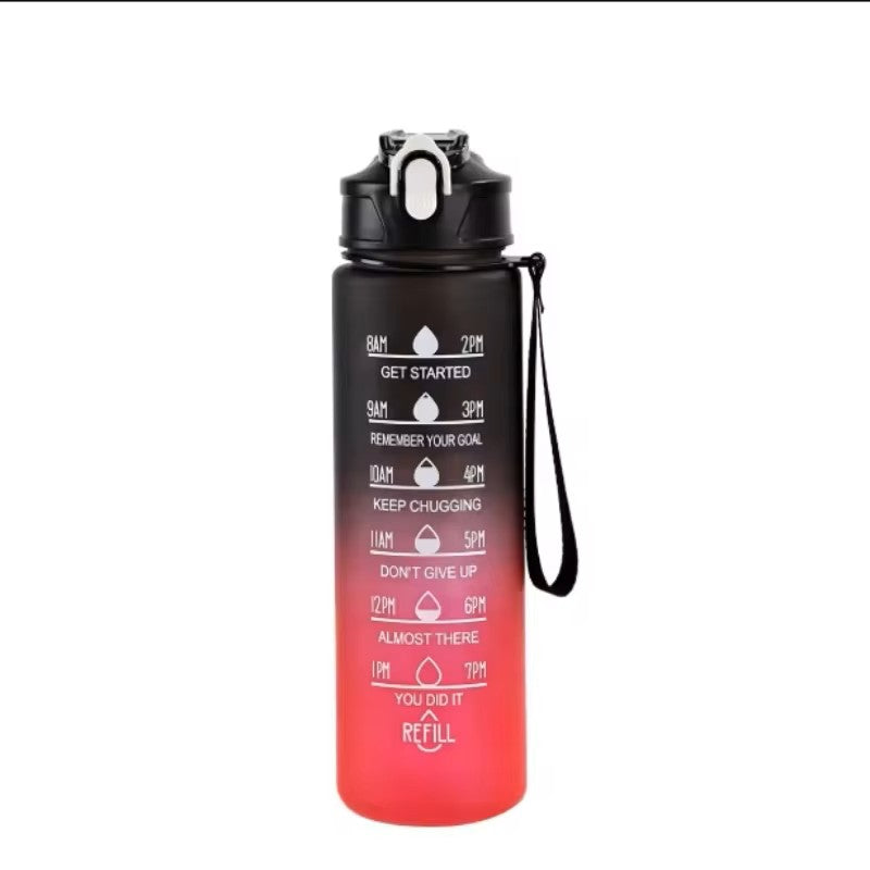 Botella de agua deportiva