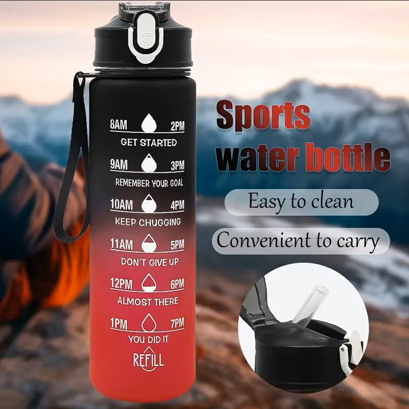 Botella de agua deportiva